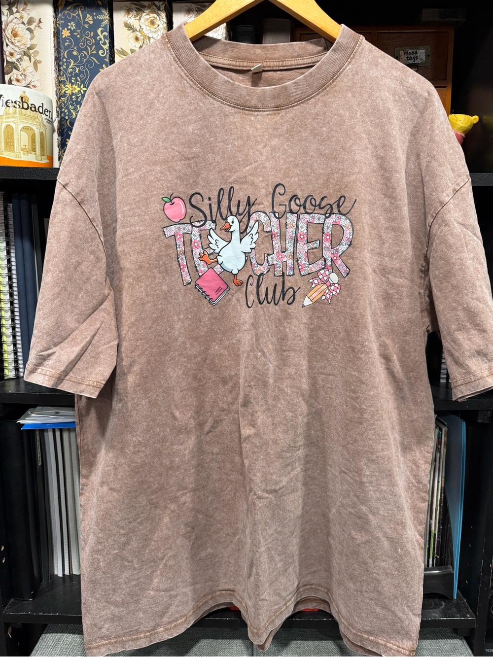 Source Unknown Silly Goose Teacher Club Tee - Brown